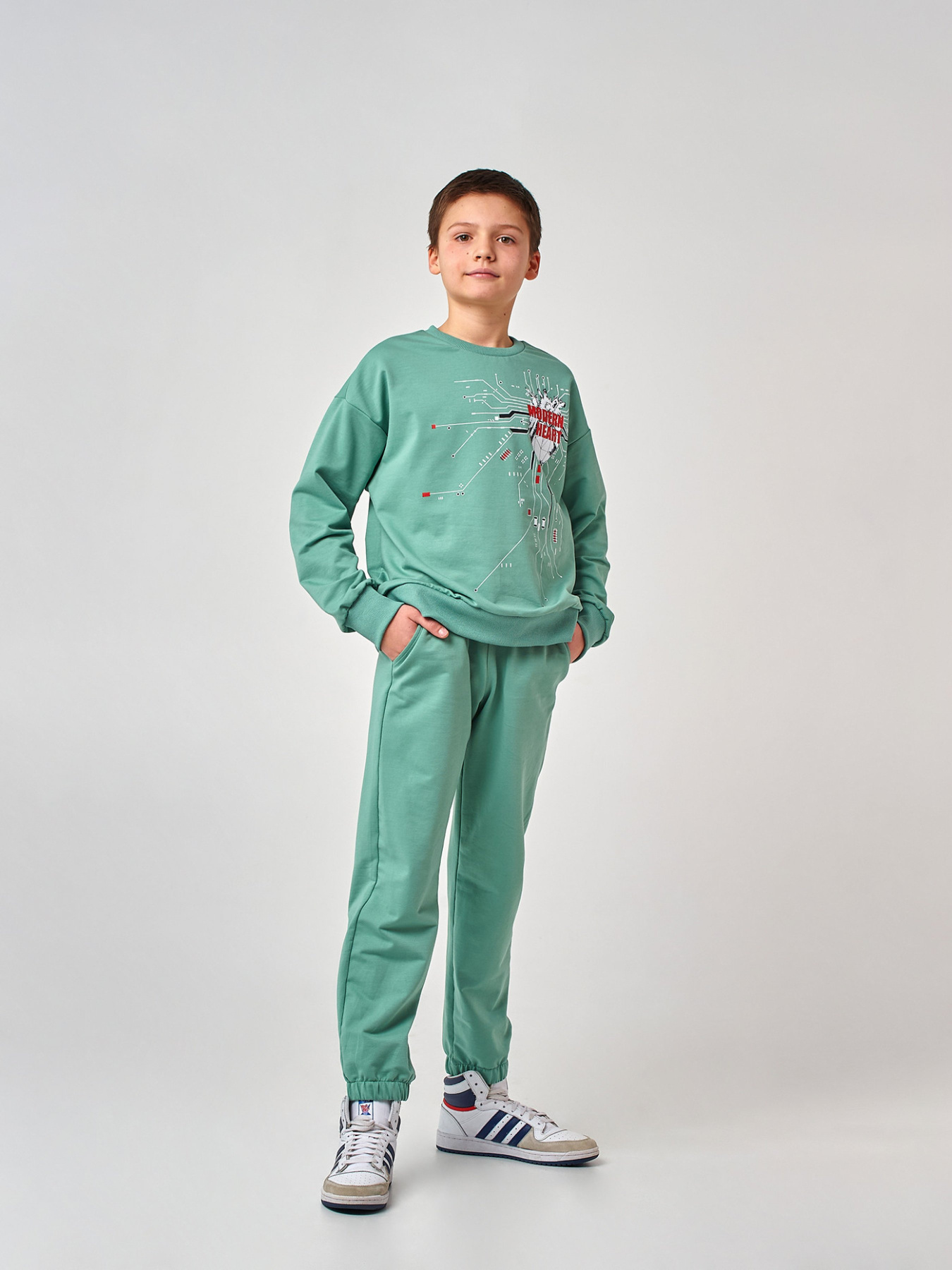 Світшот SMIL модель smil_116627-zelenyj Фото