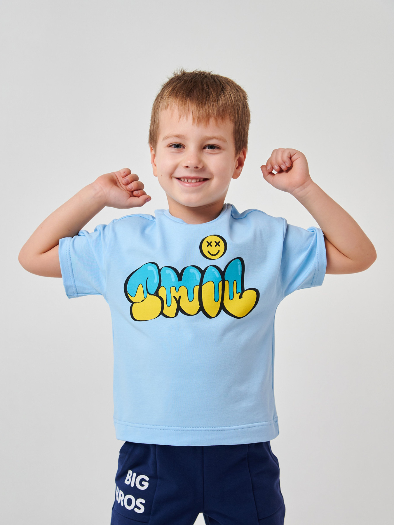 Футболка SMIL модель smil_110738-goluboj Фото