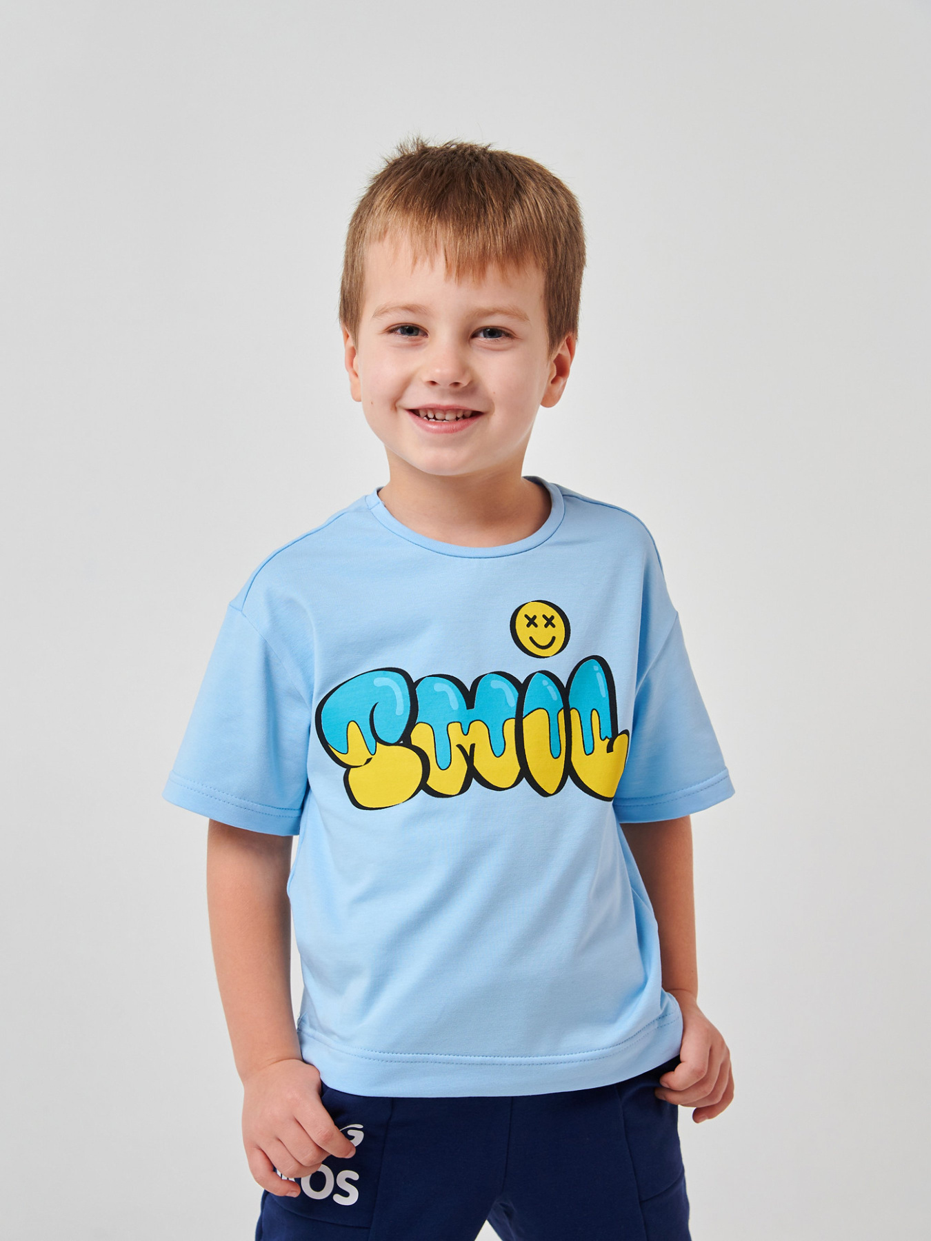 Футболка SMIL модель smil_110738-goluboj Фото