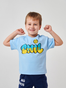 Футболка SMIL модель smil_110738-goluboj Фото