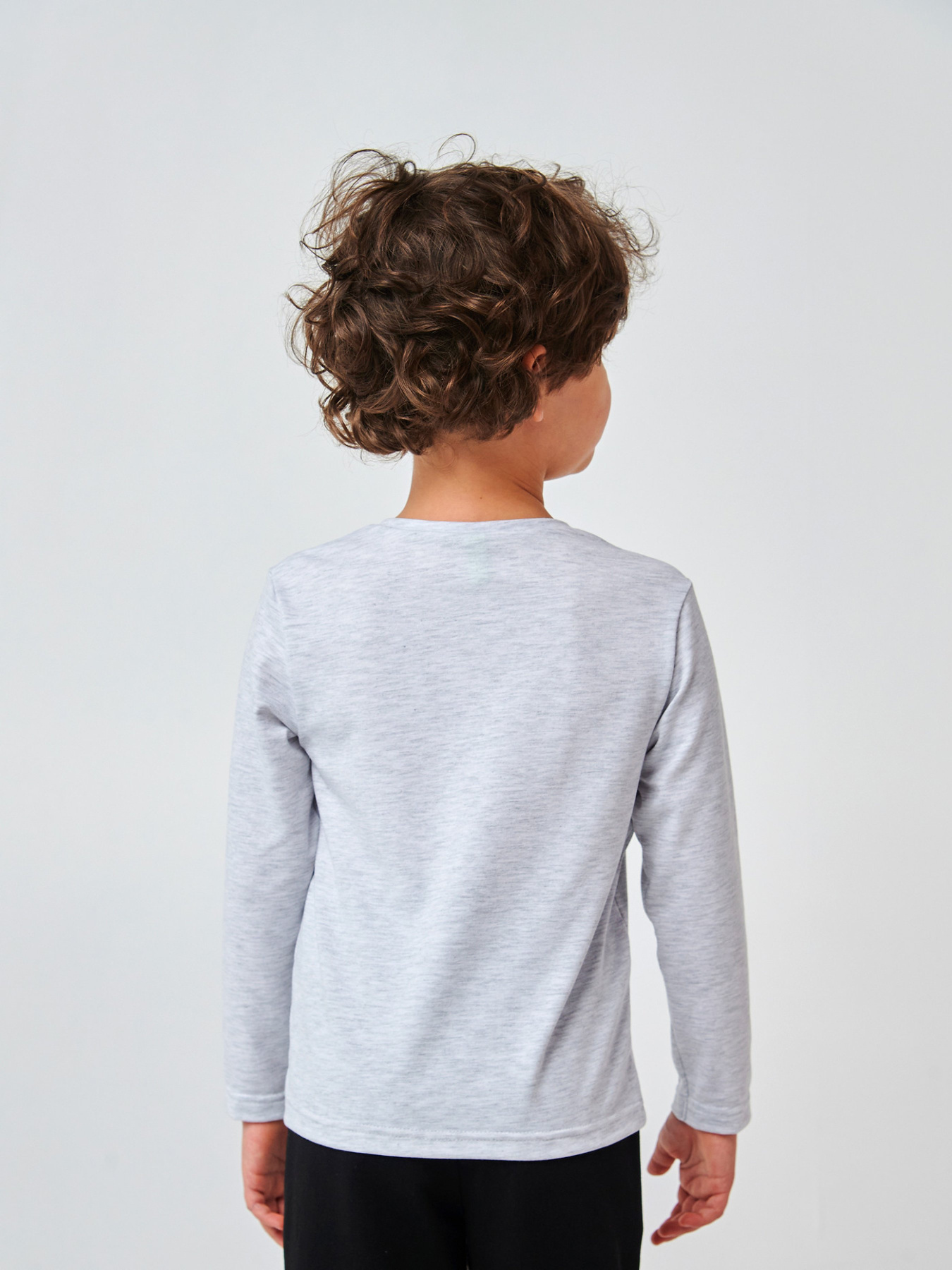 Лонгслив SMIL модель smil_114136-seryj-melanz Фото