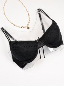 Бюстгальтер ISSA Plus модель BL3-01_черный Фото