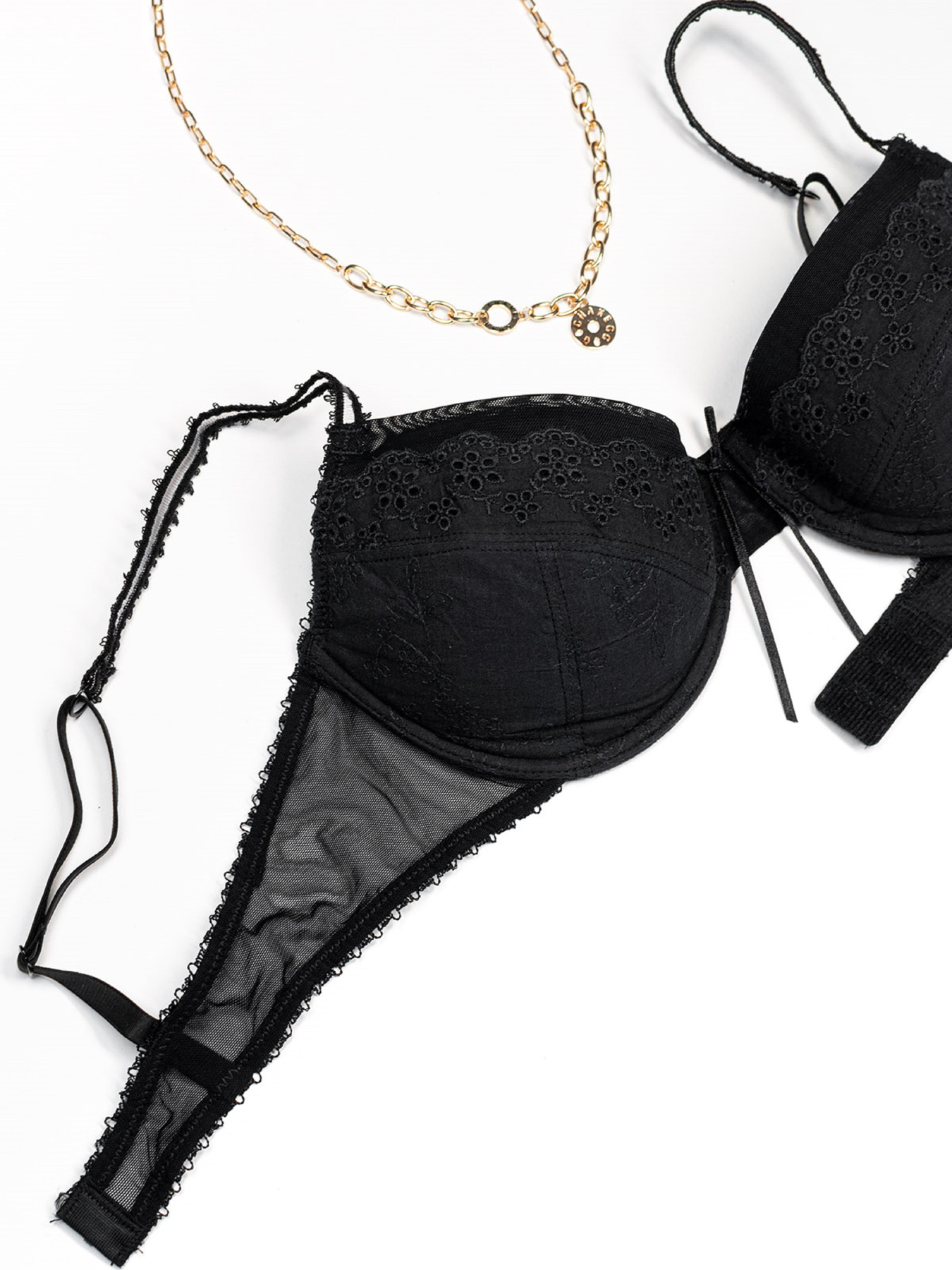 Бюстгальтер ISSA Plus модель BL3-01_черный Фото