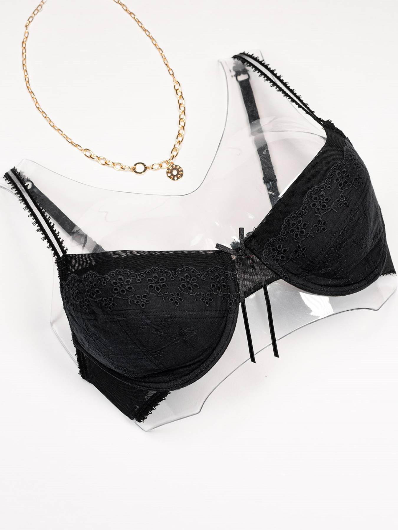 Бюстгальтер ISSA Plus модель BL3-01_черный Фото