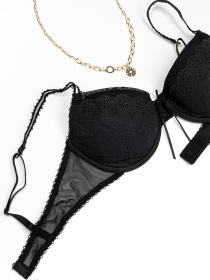 Бюстгальтер ISSA Plus модель BL3-01_черный Фото