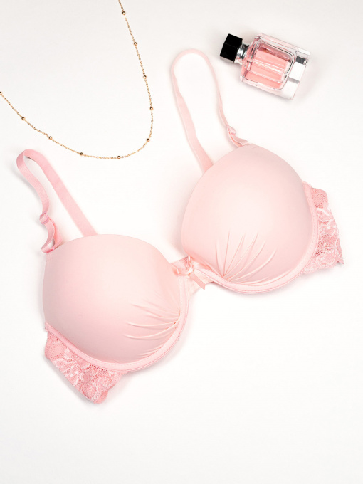 Бюстгальтер ISSA Plus модель BL3-03_розовый Фото