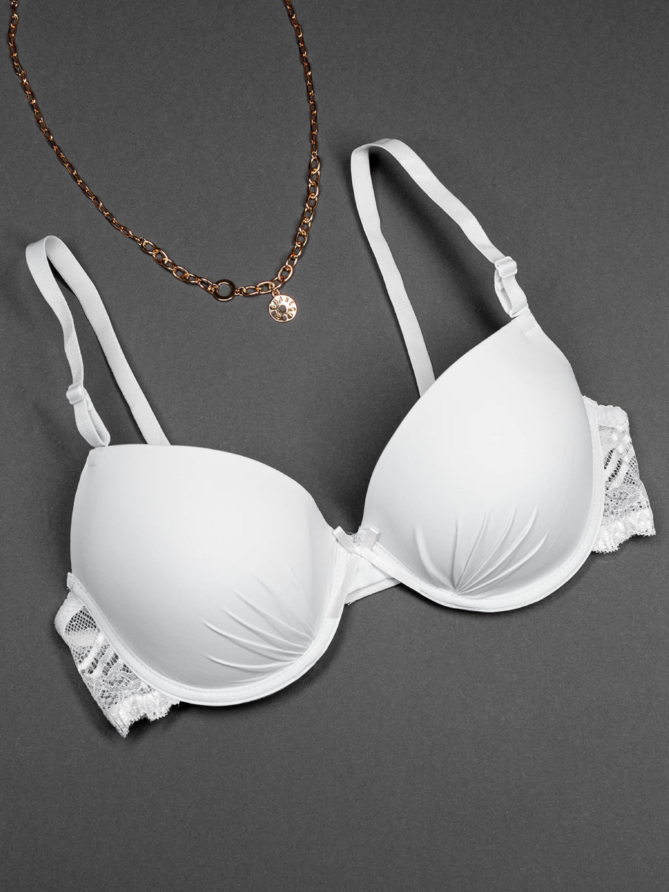 Бюстгальтер ISSA Plus модель BL3-03_белый Фото