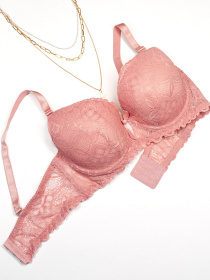 Бюстгальтер ISSA Plus модель BL3-04_розовый Бюстгальтер ISSA Plus модель BL3-04_розовый Фото