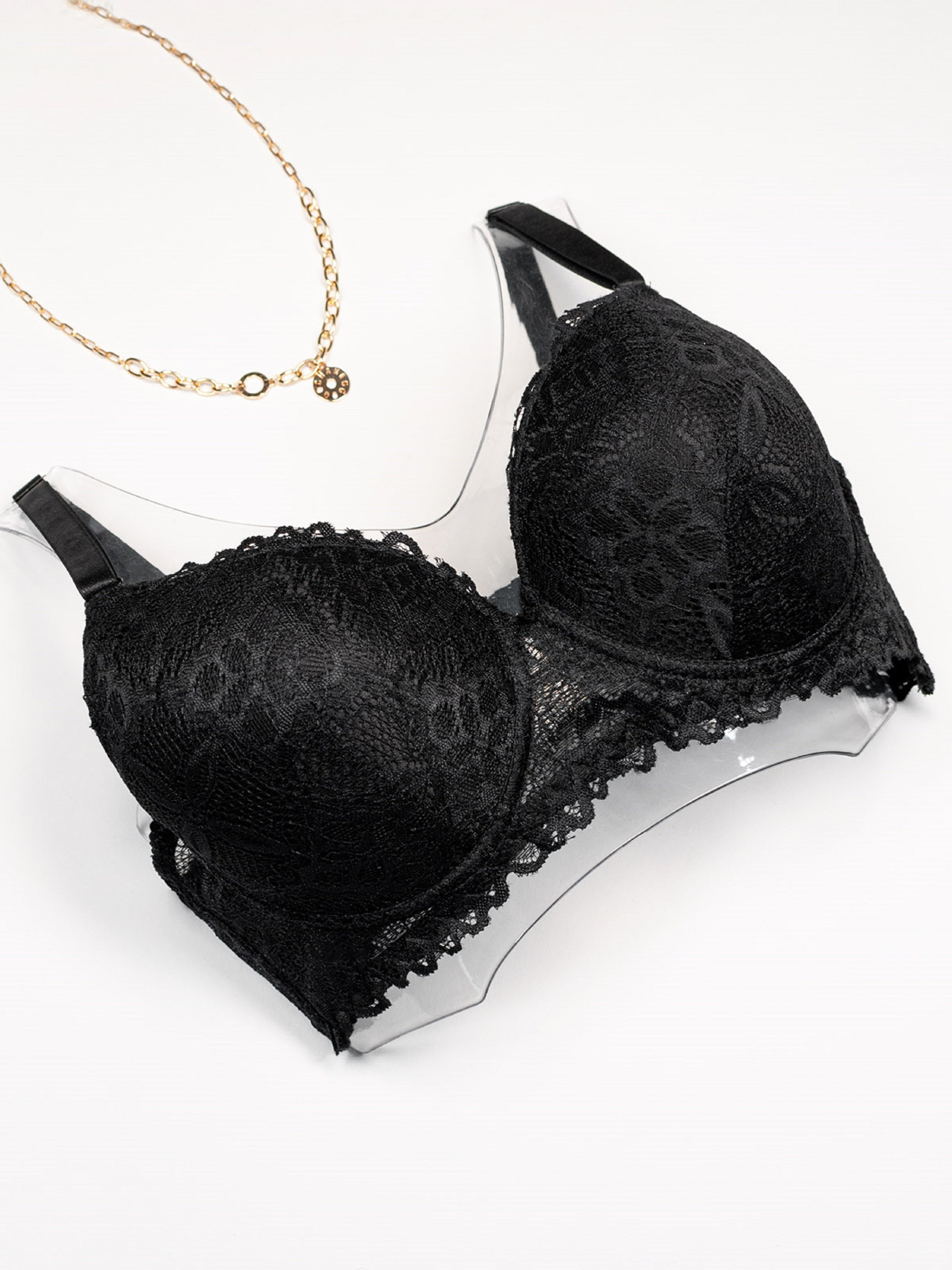 Бюстгальтер ISSA Plus модель BL3-04_черный Фото