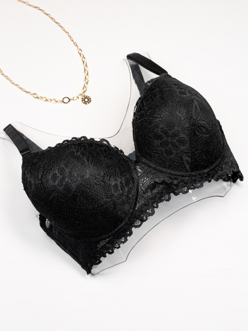 Бюстгальтер ISSA Plus модель BL3-04_черный Фото