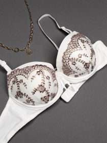 Бюстгальтер ISSA Plus модель BL3-07_белый Фото