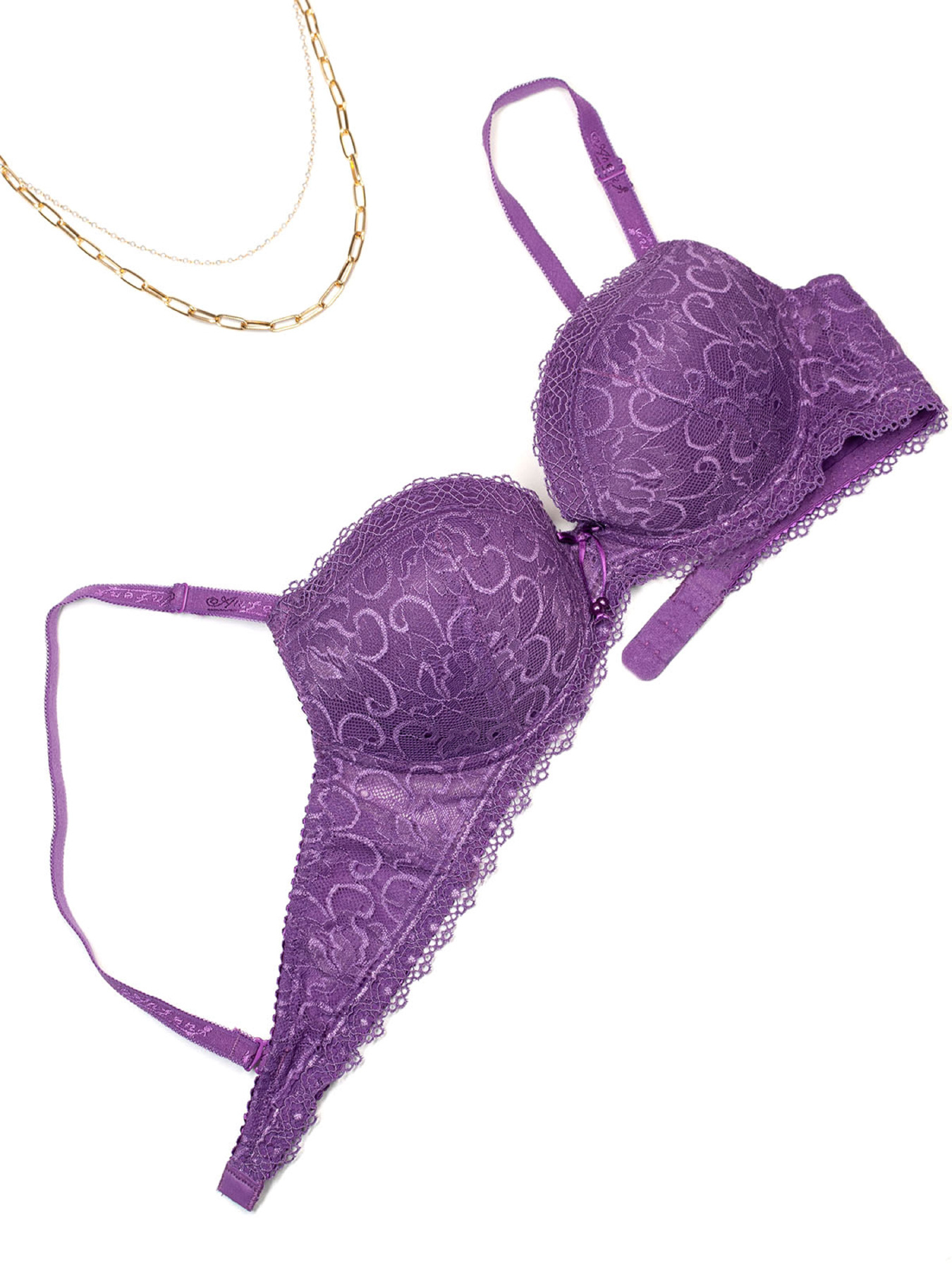 Бюстгальтер ISSA Plus модель BL3-60_темно_сиреневый Фото