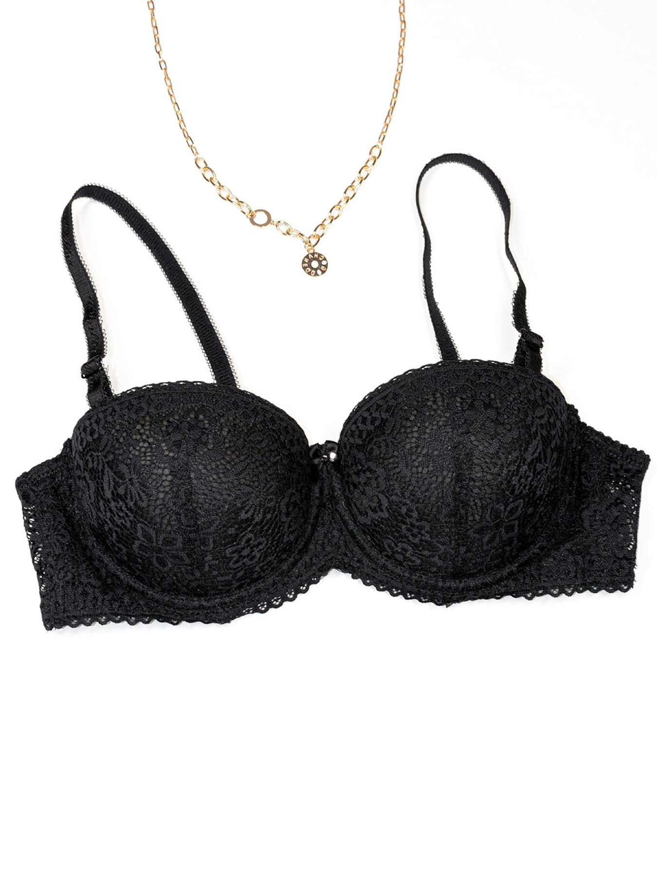 Бюстгальтер ISSA Plus модель BL2-185_черный Фото