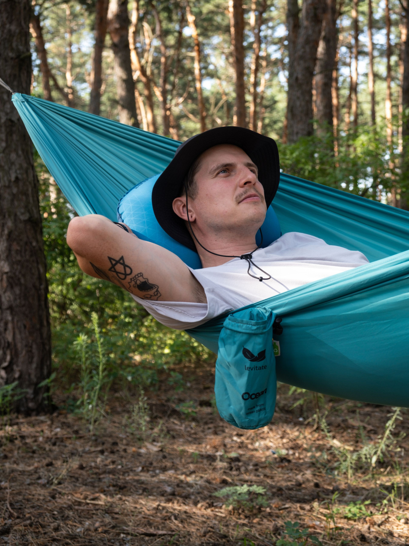 Спальник Levitate Гамак модель OCEAN сosmic blue Фото