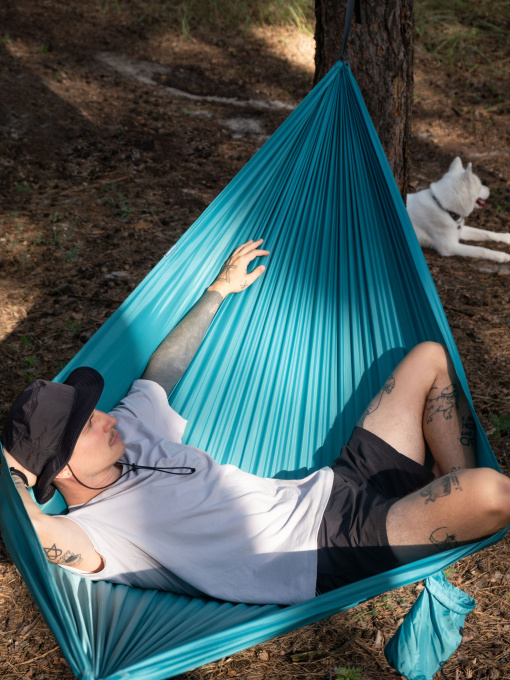 Спальник Levitate Гамак модель OCEAN сosmic blue Фото