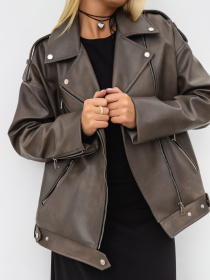 Куртка кожаная Romashka Берлін модель 208016205084 Фото