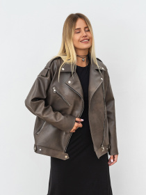 Куртка кожаная Romashka Берлін модель 208016205084 Фото