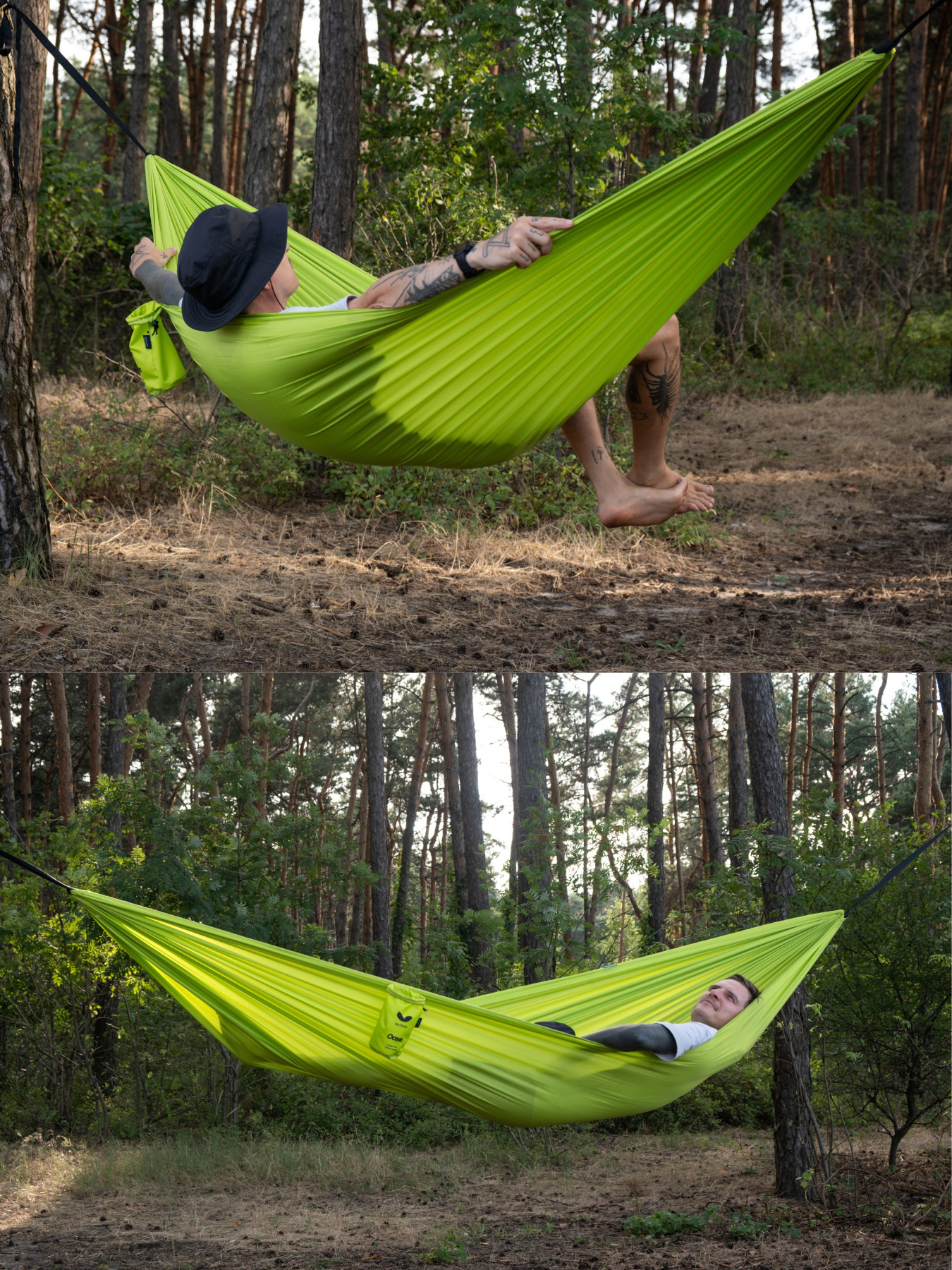 Спальник Levitate гамак модель OCEAN lime Фото