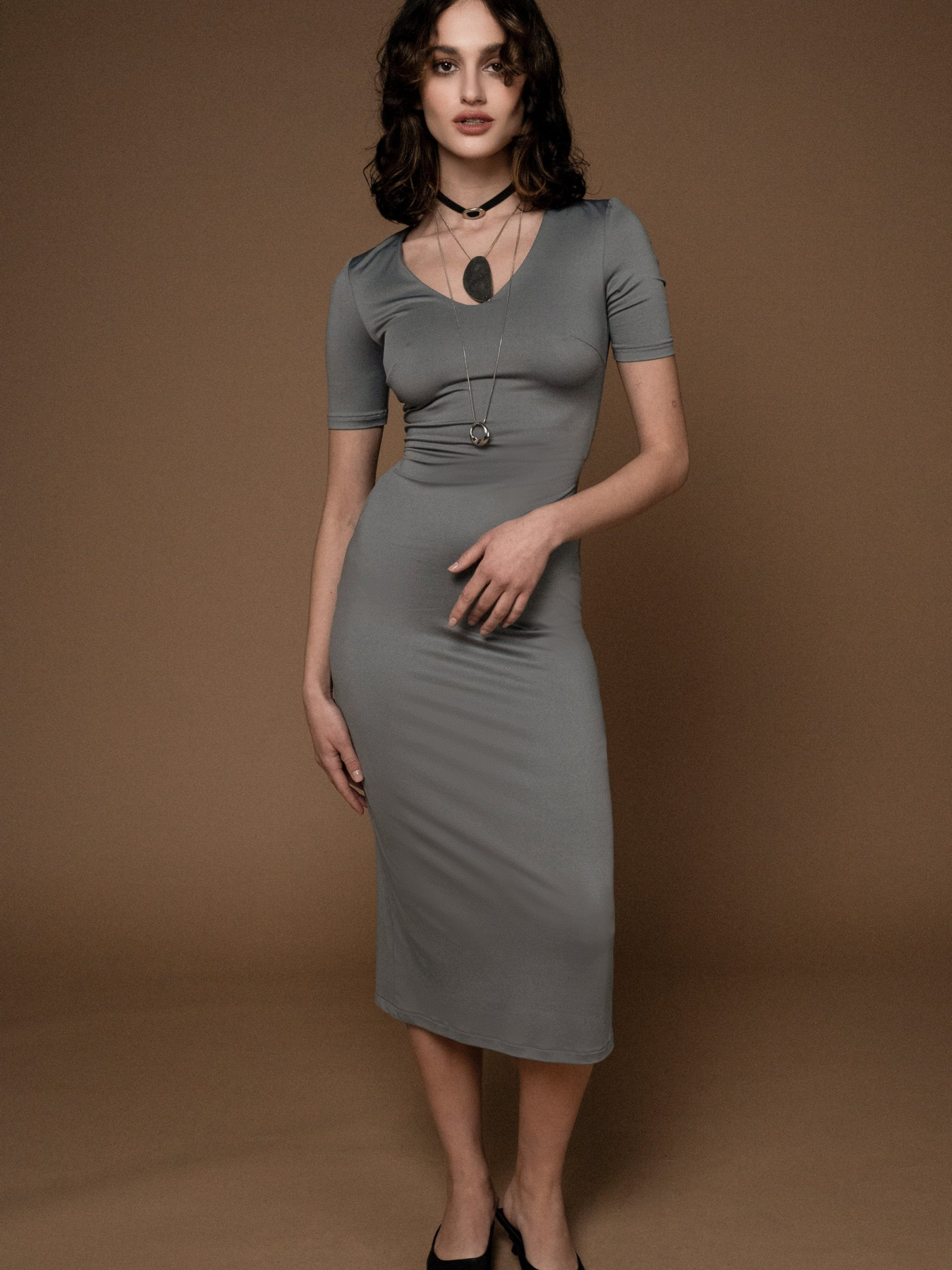 Платье миди Gepur модель 45621 Фото