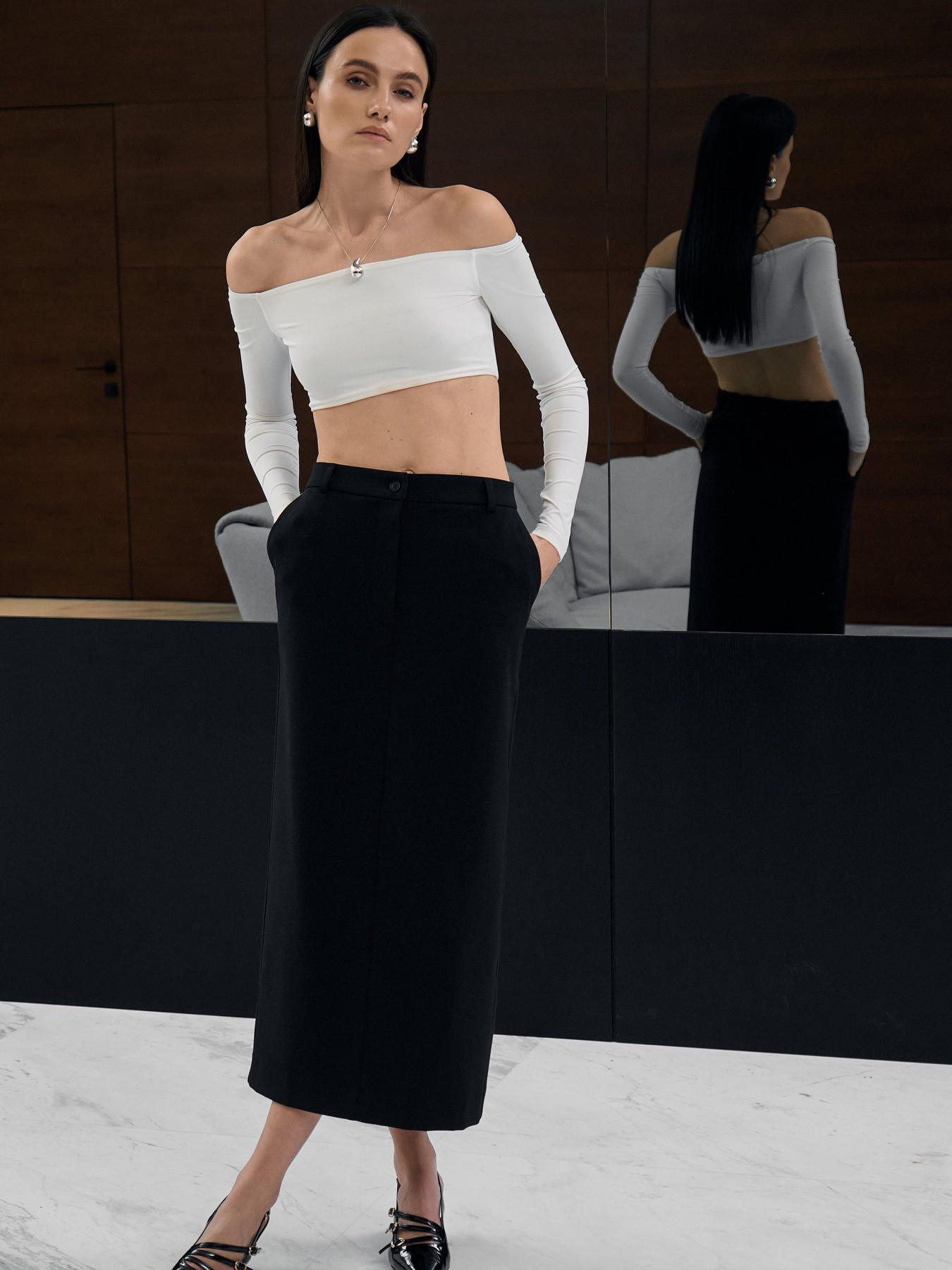 Спідниця максі Gepur модель 46025 Спідниця максі Gepur модель 46025 Фото