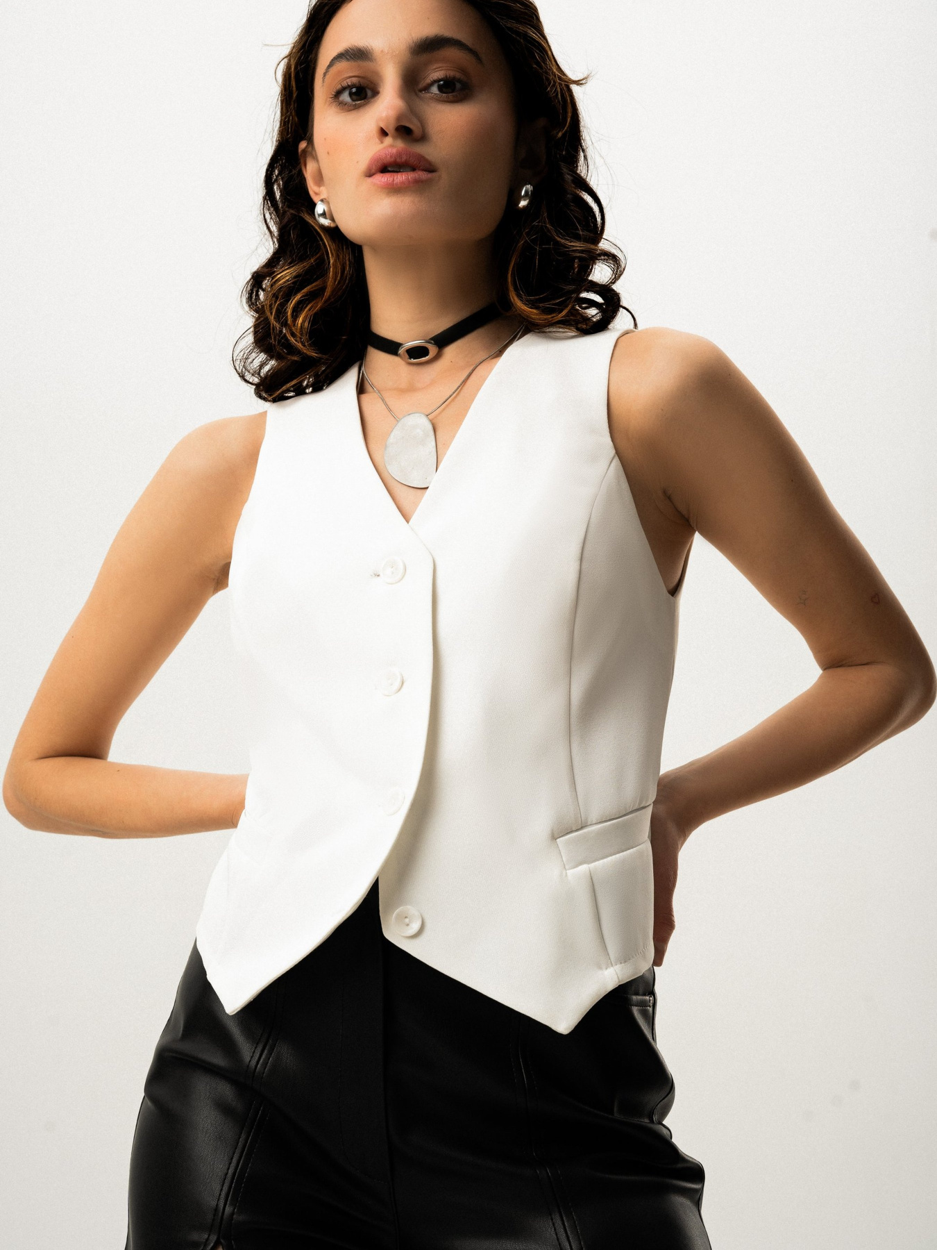 Жилет классический Gepur модель 46087 Фото