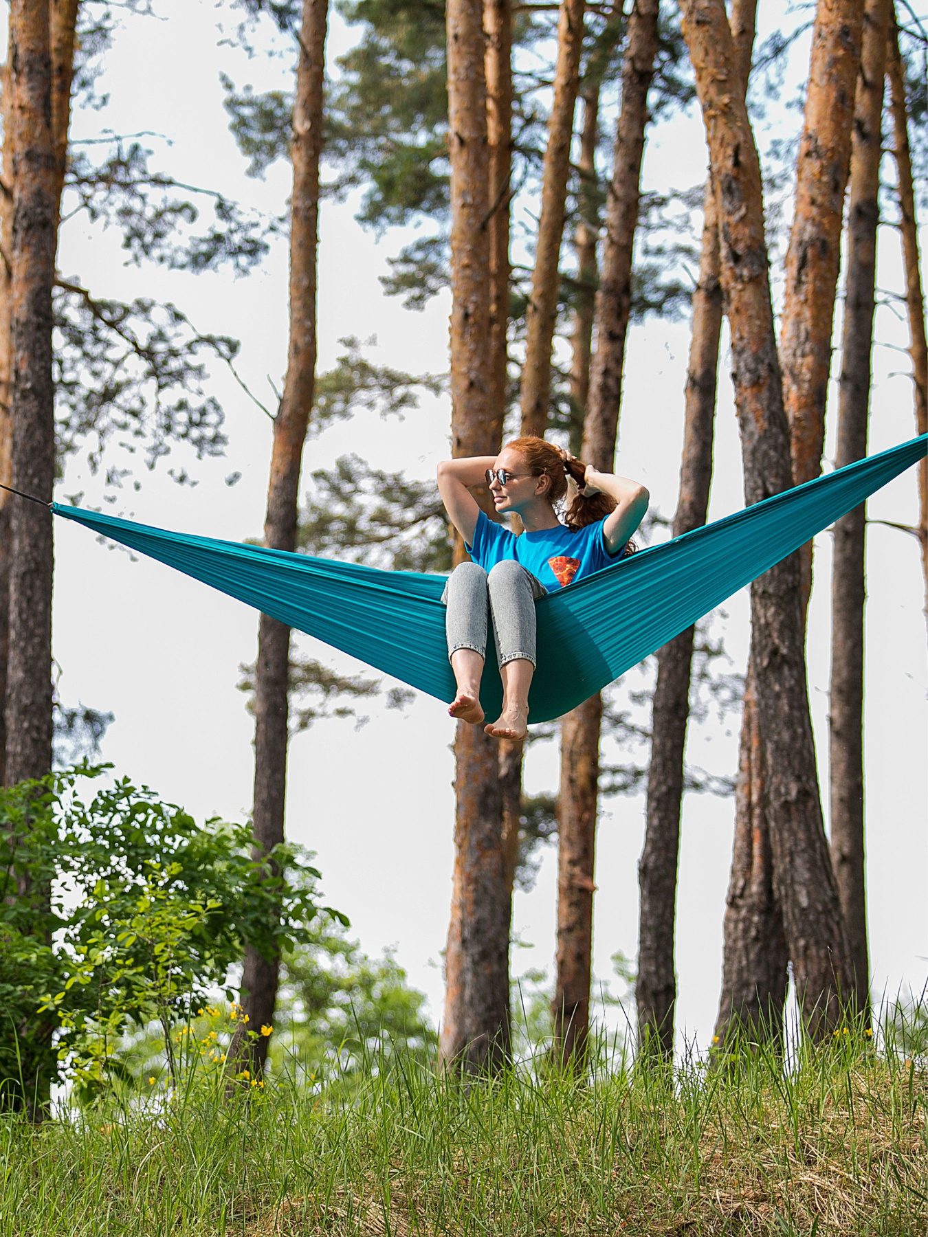 Спальник Levitate гамак модель AIR cosmic blue Фото