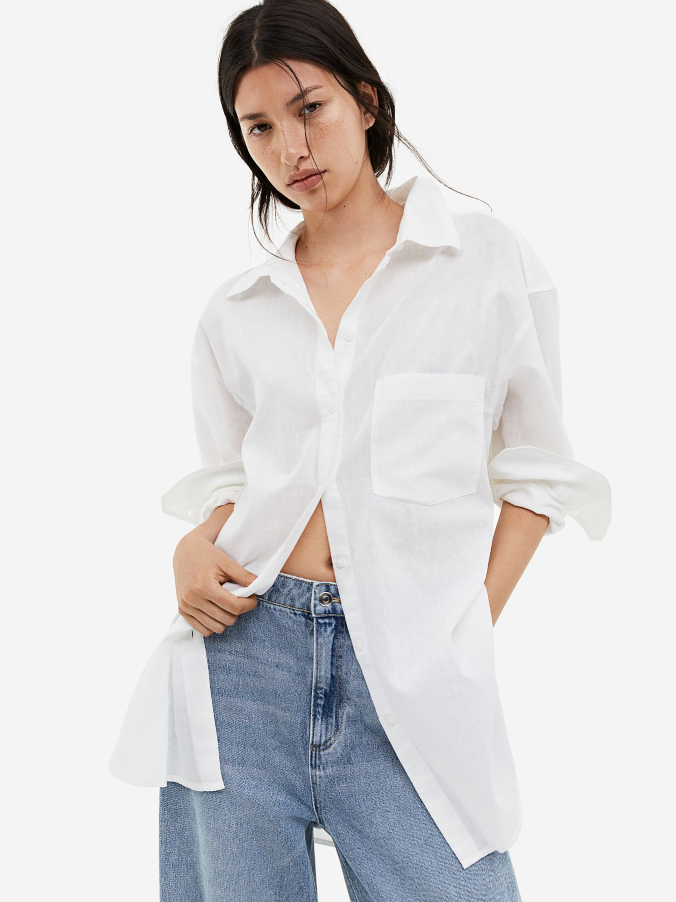 Рубашка повседневная H&M модель 71736 Фото