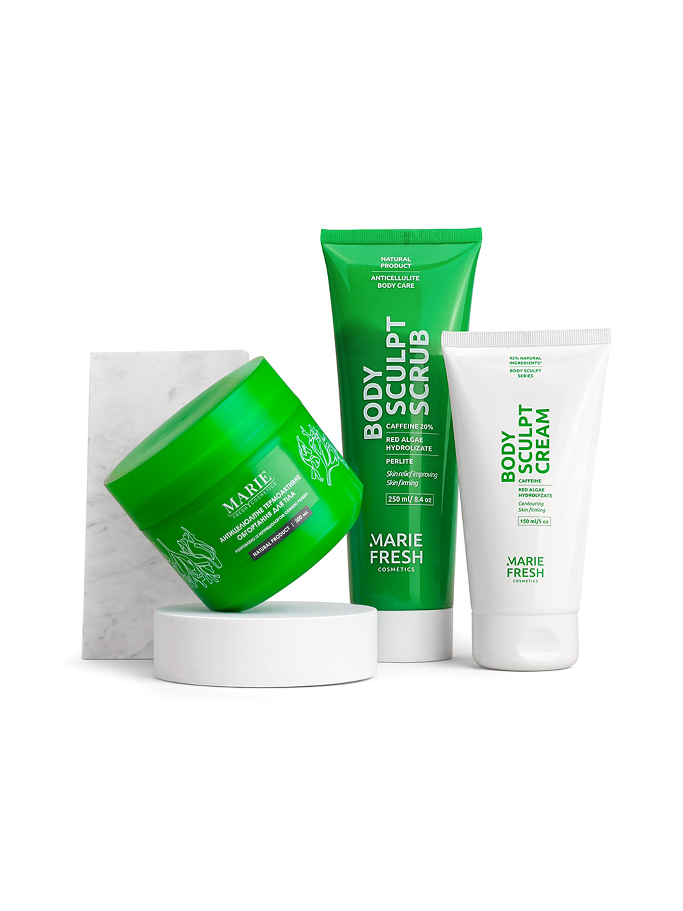 Антицелюлітний набір для тіла Anti-cellulite Body Set MARIE FRESH Cosmetics модель ack-3-3 Фото