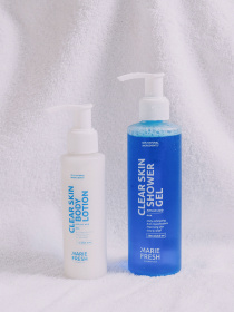 Набор гель для душа и лосьон для проблемных участков тела MARIE FRESH Cosmetics модель cbtk-3-2 Фото