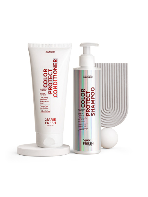 Набор шампунь и кондиционер для окрашеных волос MARIE FRESH Cosmetics модель cpk-1-3 Фото