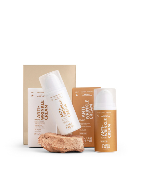 Набор дневной+ночной крем против морщин Marie Fresh для сухой и нормальной кожи MARIE FRESH Cosmetics модель dnawds-1-2 Фото