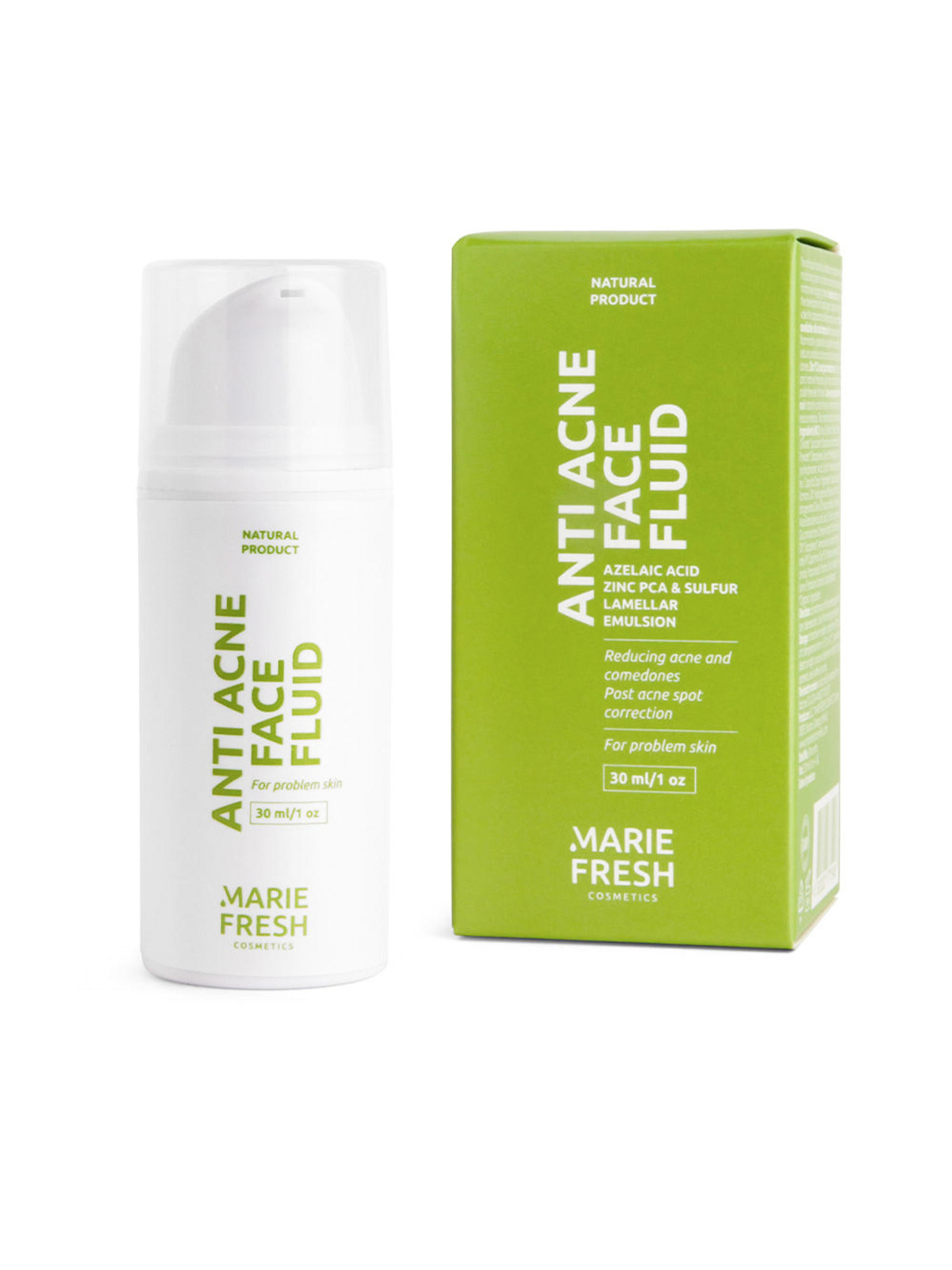 Анти акне крем-флюїд для проблемної шкіри MARIE FRESH Cosmetics модель pfc-2-30 Фото
