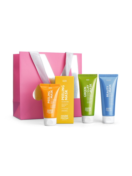 Подарочный набор PERFECT Skin масок для лица MARIE FRESH Cosmetics модель ps-1-4-1 Фото