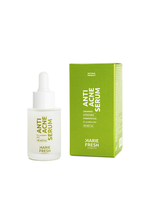 Сироватка Anti Acne з AHA кислотами для проблемної шкіри MARIE FRESH Cosmetics модель saa-1-30 Фото