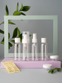 Дорожный набор из 6 емкостей MARIE FRESH Cosmetics модель trs-1-9 Фото