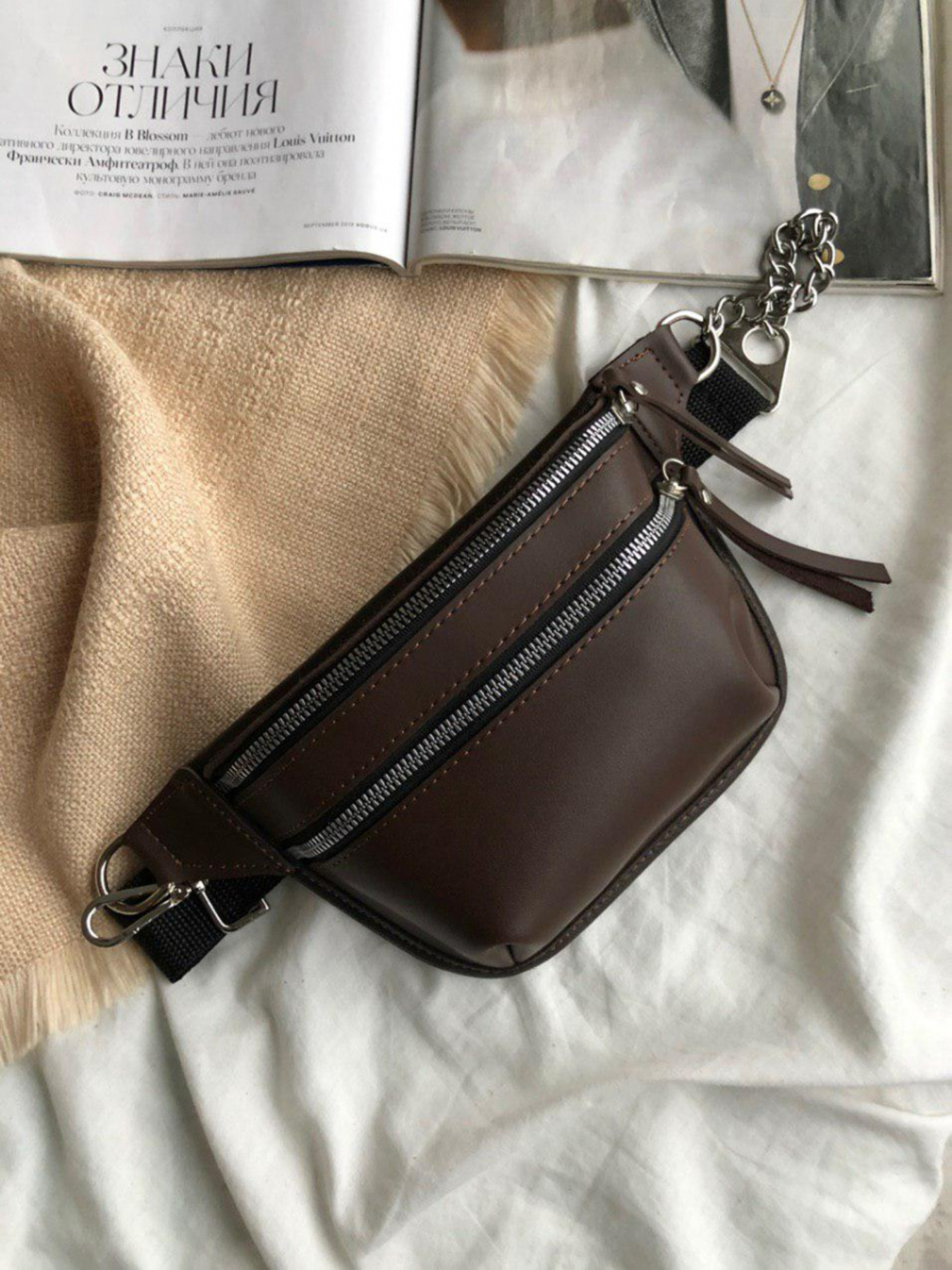 Поясна сумка Romashka Кэмбридж модель 103003803061 Фото