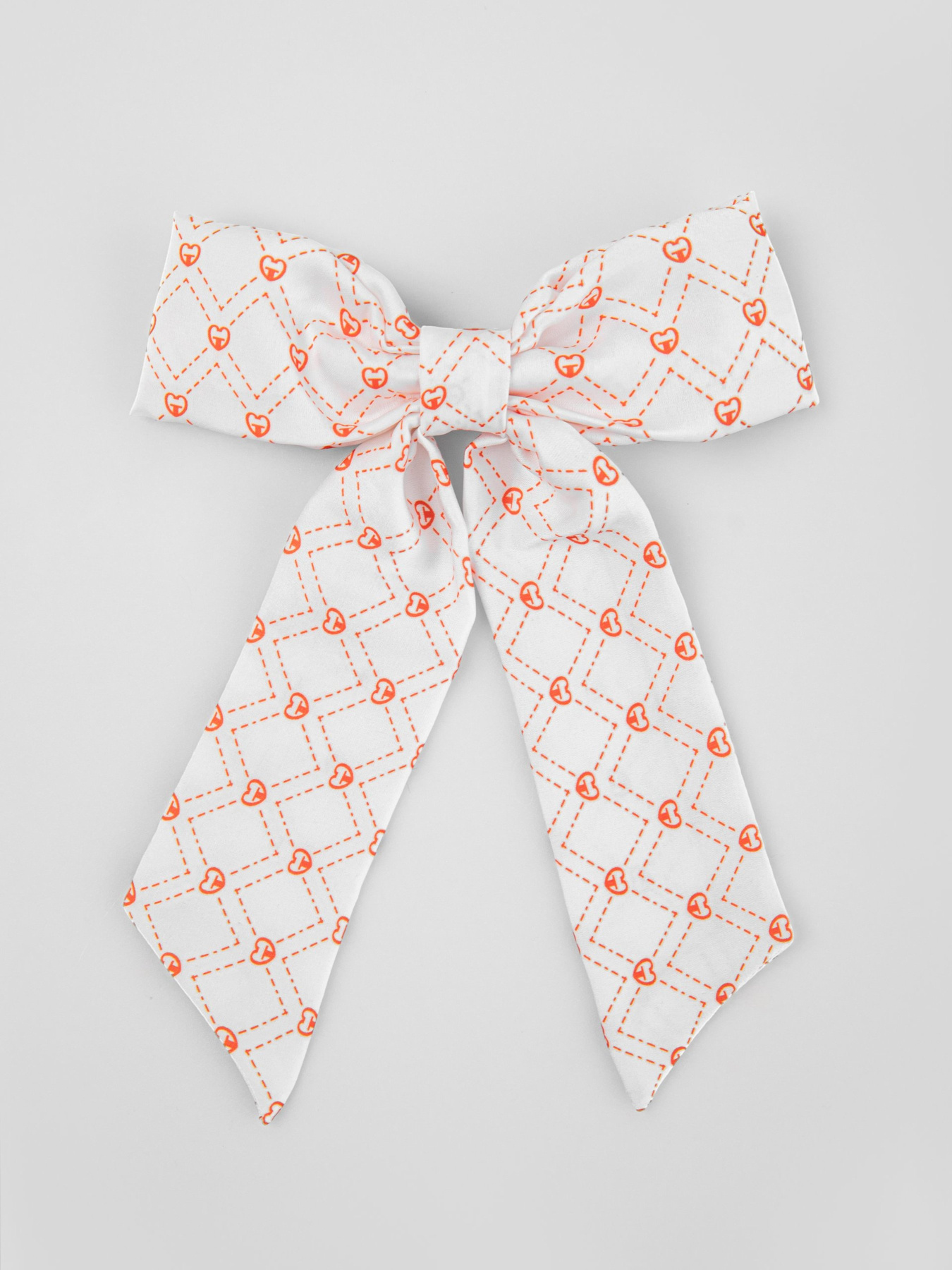 Заколка молочний шовковий бант Gepur модель 46093 Фото