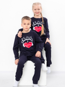 Пижама Носи своє модель 6076-l-serdechka-chornilxno-sinj Фото