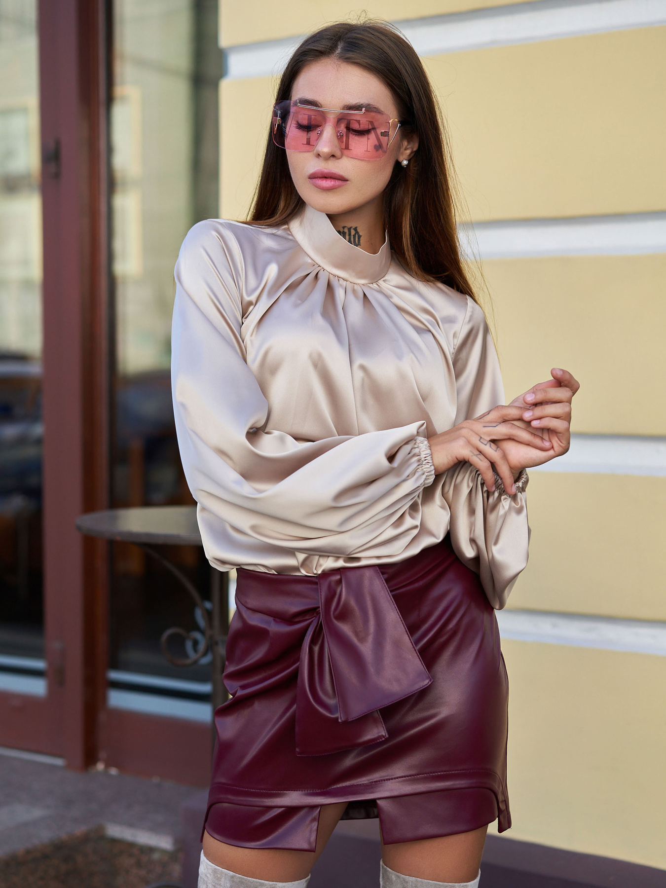 Блуза Jadone Fashion модель Grande_bej Фото