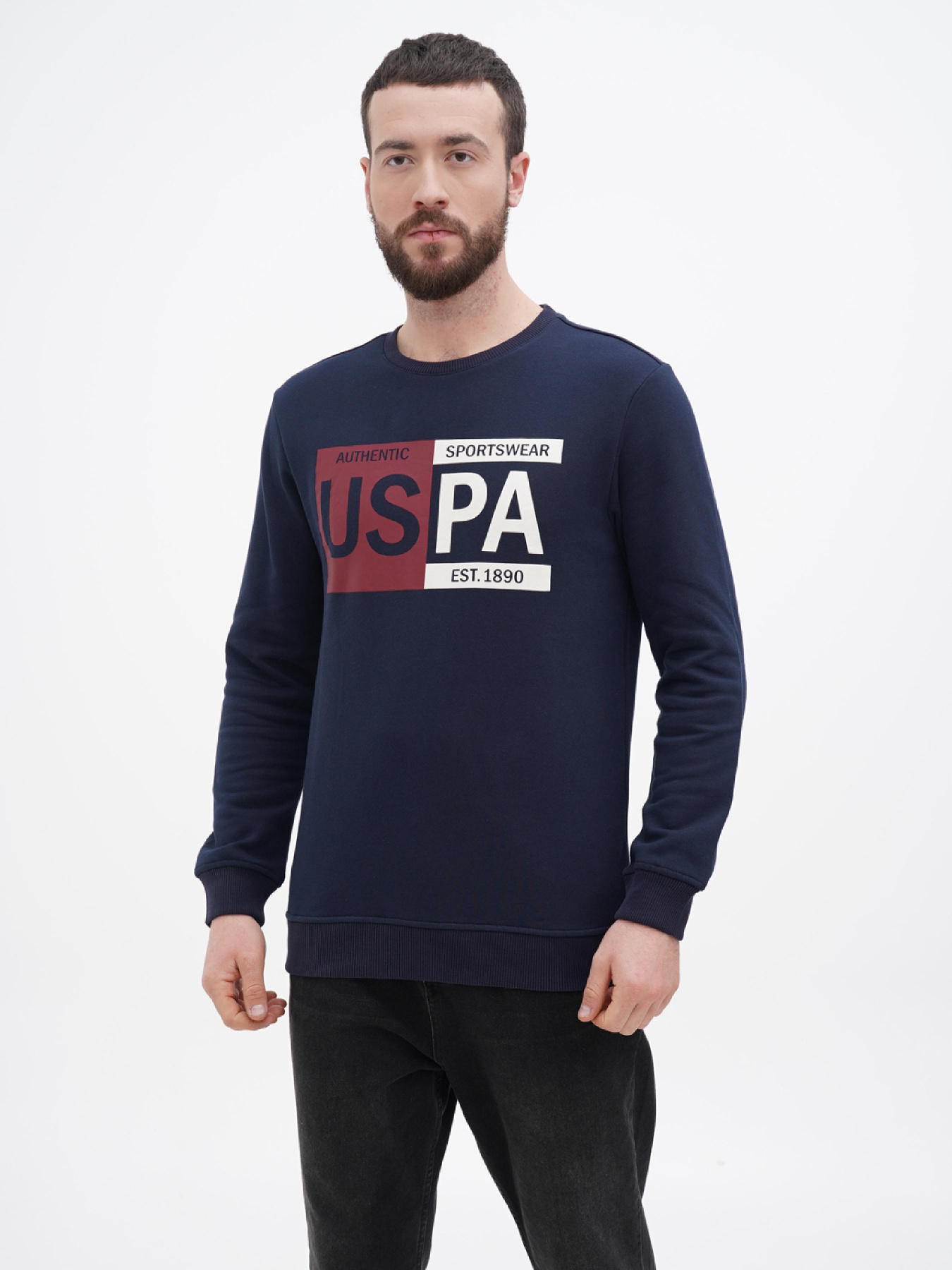 Світшот US Polo модель USPA.Hu231122-6.VR033 Фото