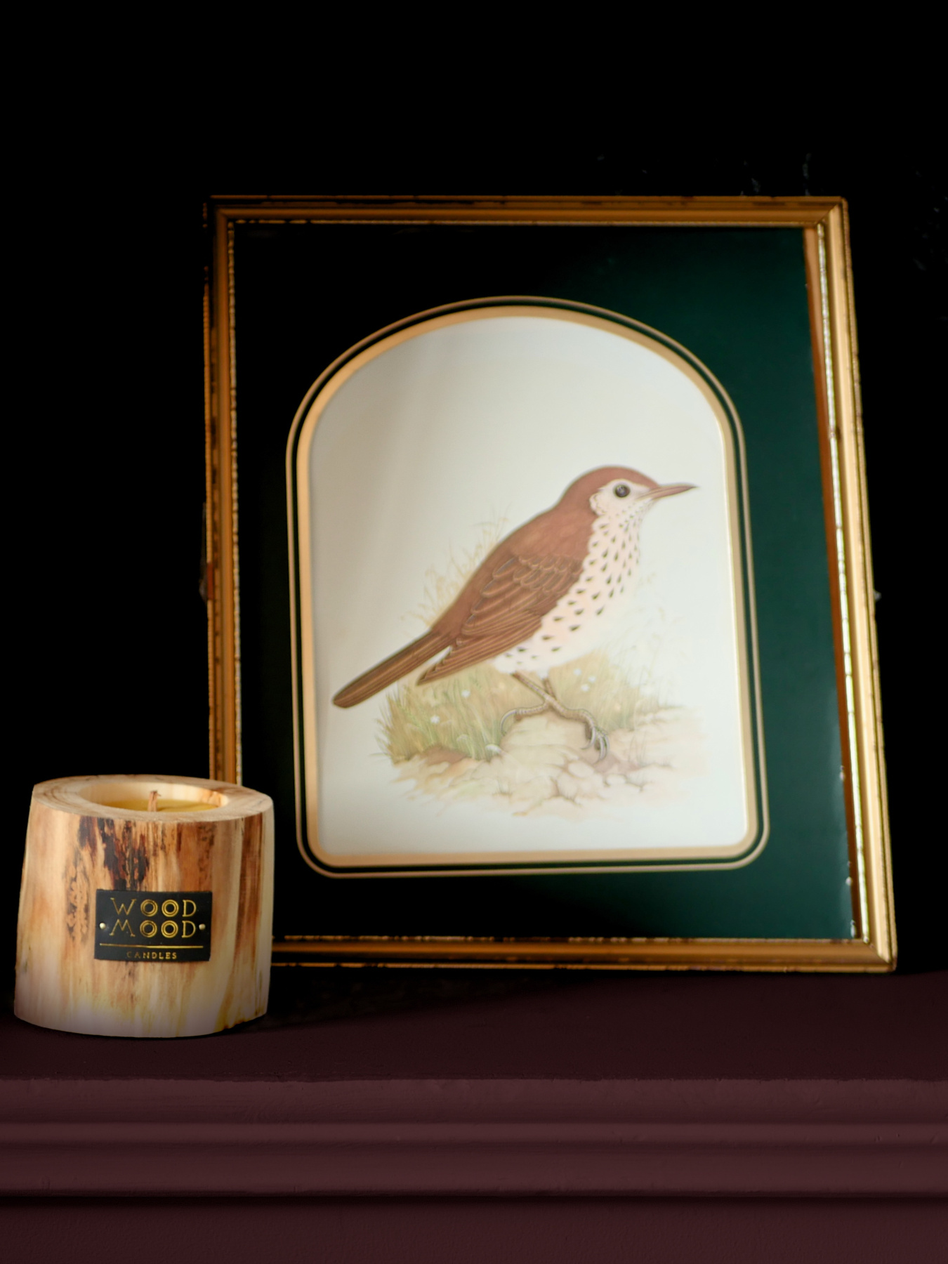 Деревянная интерьерная свеча с неповторимым узором на дереве WOOD MOOD модель 1511100000 Фото