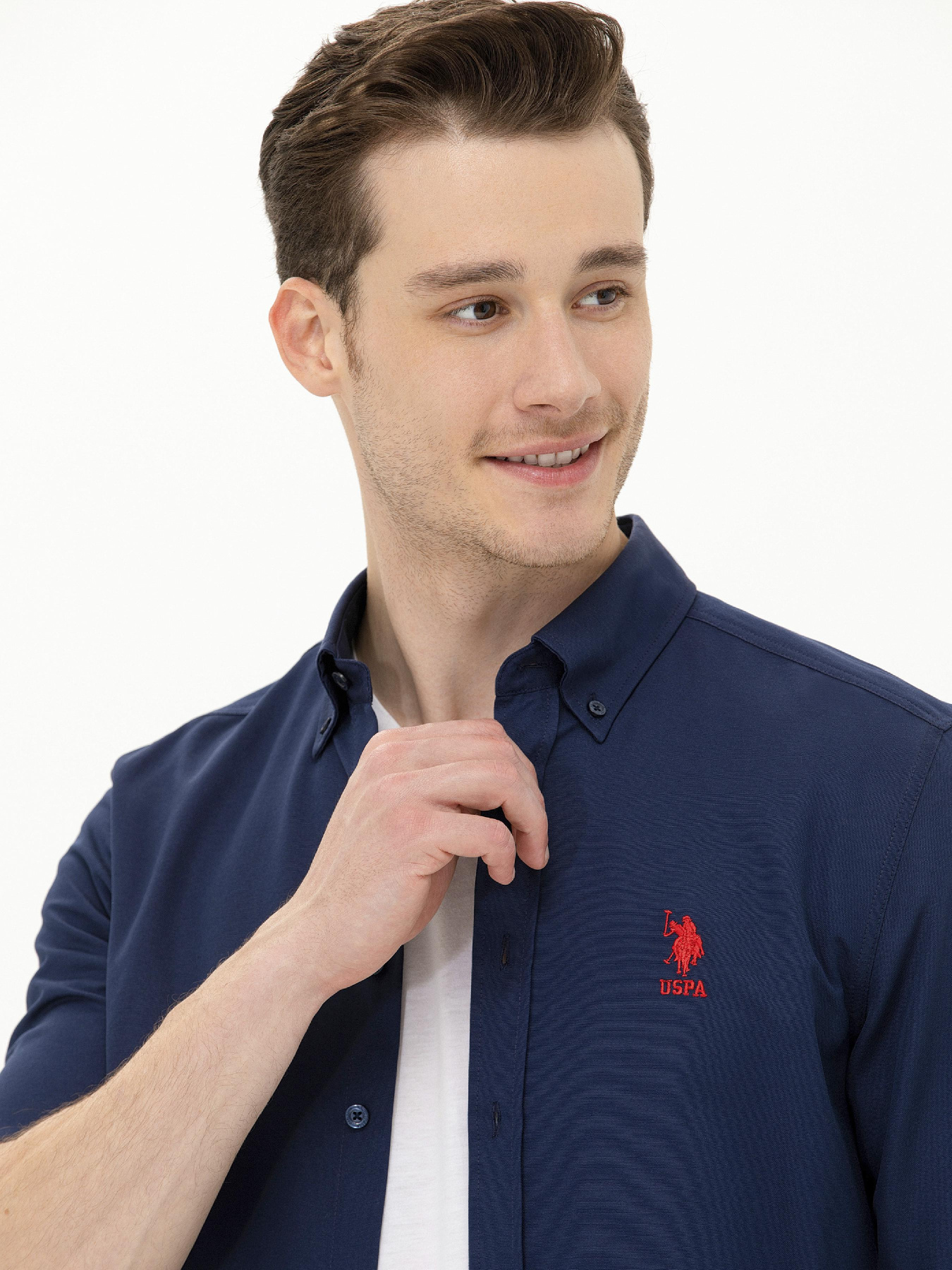 Рубашка US Polo модель USPAINT.1570715.VR033 Фото