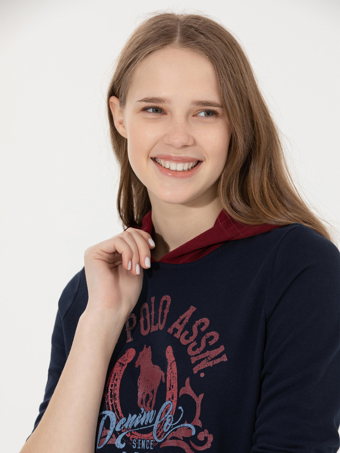 Худи US Polo модель G082GL082.000.1255494.VR033 Фото