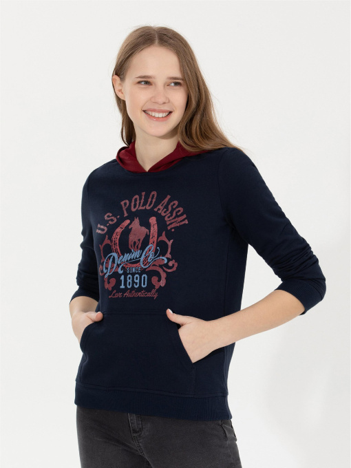 Худи US Polo модель G082GL082.000.1255494.VR033 Фото