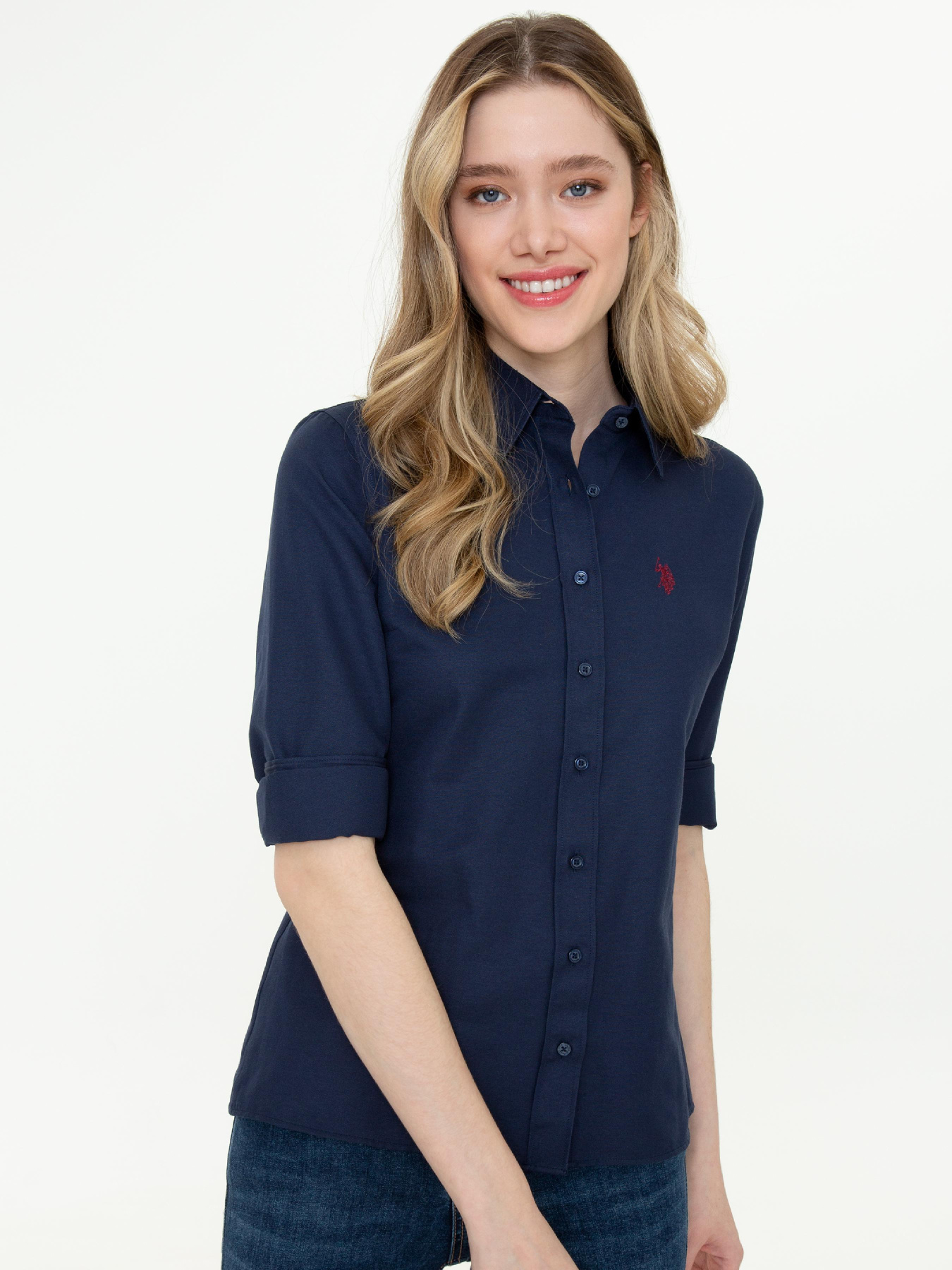 Рубашка US Polo модель G082GL004.000.1554842.VR033 Фото