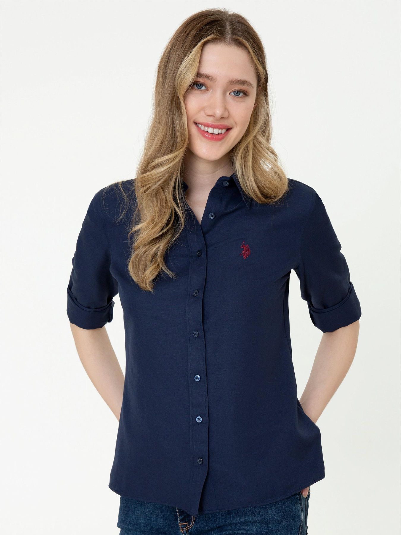 Рубашка US Polo модель G082GL004.000.1554842.VR033 Фото