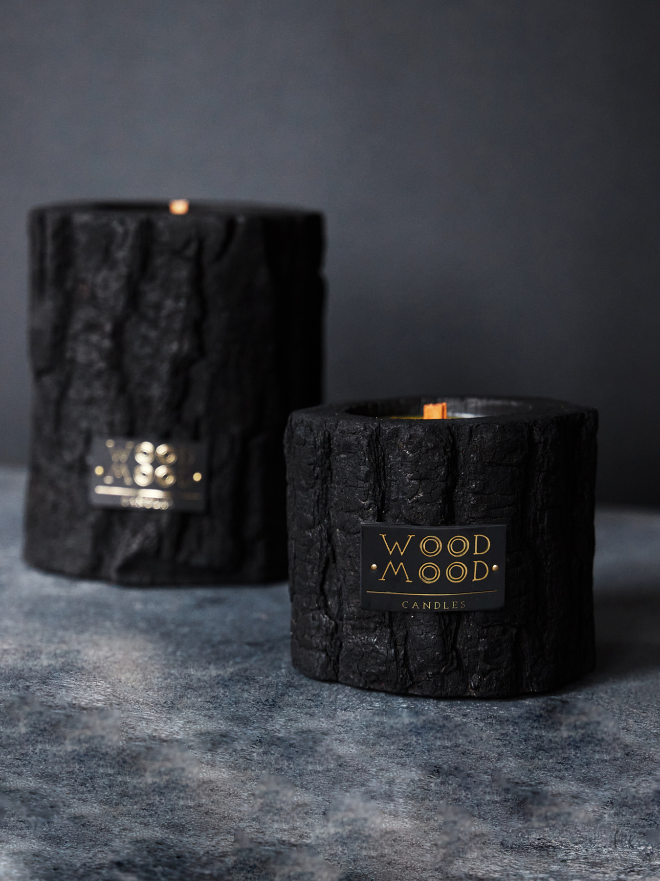 Компактная свеча в обожженном дереве WOOD MOOD модель 1812100000 Фото