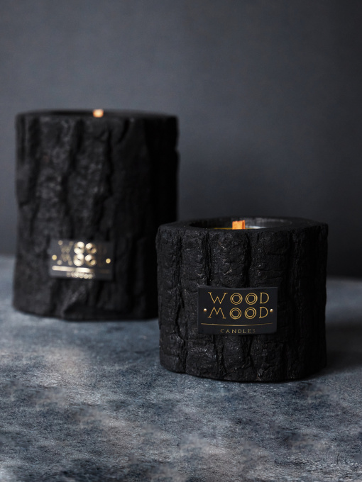 Компактна свічка в обпаленому дереві WOOD MOOD модель 1812100000 Фото
