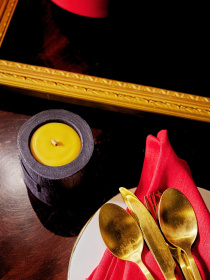 Компактная свеча в обожженном дереве WOOD MOOD модель 1812100000 Фото