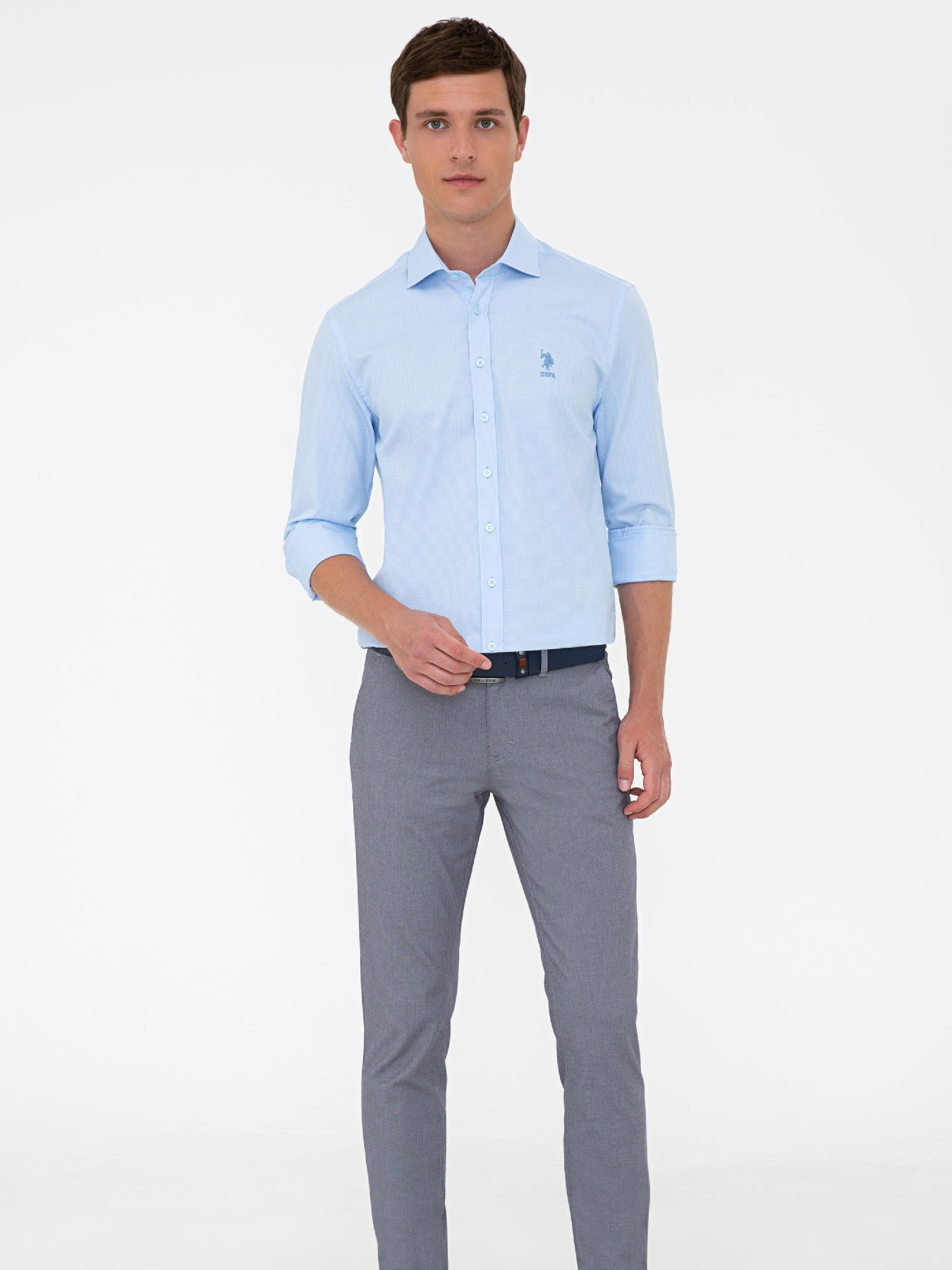 Рубашка US Polo модель G081GL004.000.1233189.VR003 Фото